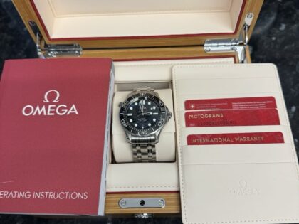 Montre mécanique automatique OMEGA Seamaster pour homme, 42 mm