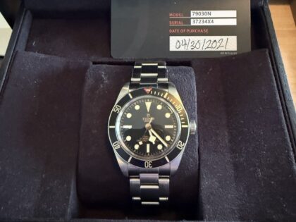 Tudor Black Bay 58 79030N Noir 39 mm Ensemble complet