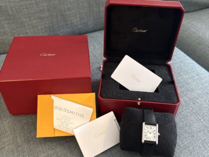 Cartier Tank Must Large | Réf. WSTA0041 | Ensemble complet | Excellent état.