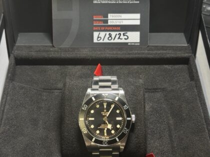 TUDOR Black Bay 54 avec demi-liaison, coffret complet 2025, boîte et papiers M79000N