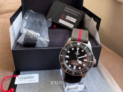TUDOR Pelagos FXD Cadran Noir Titane 42mm 25717N Ensemble Complet 2023