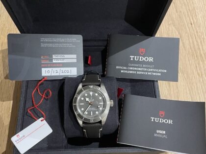 Montre Tudor Black Bay 58 Fifty Eight en argent 925 Ag 79010SG, coffret complet, édition 2021, 39 mm