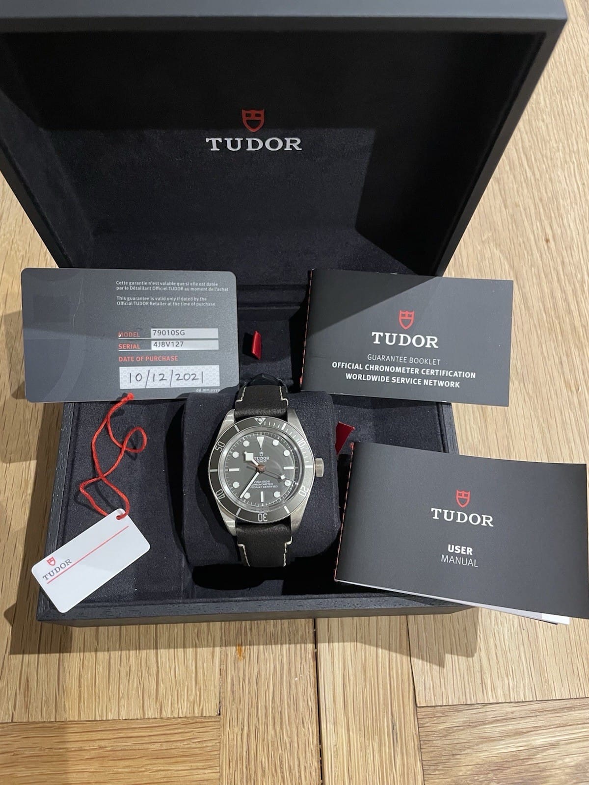 Montre Tudor Black Bay 58 Fifty Eight en argent 925 Ag 79010SG, coffret complet, édition 2021, 39 mm