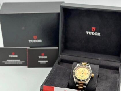 TUDOR Black Bay S&G 79733N - Acier/Cadran Champagne Or