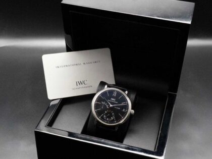 IWC Portofino IW510102 Noire 8 Jours 2016 Papiers