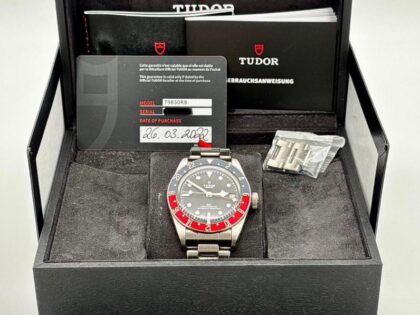 Tudor Black Bay GMT 41 mm Automatique Acier Inoxydable Réf. 79830RB 03/2022