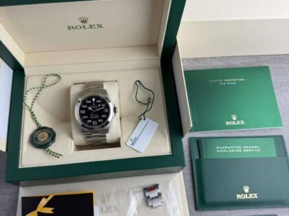 Rolex Air King 126900 Coffret et papiers 2023 Reçus originaux Ensemble complet