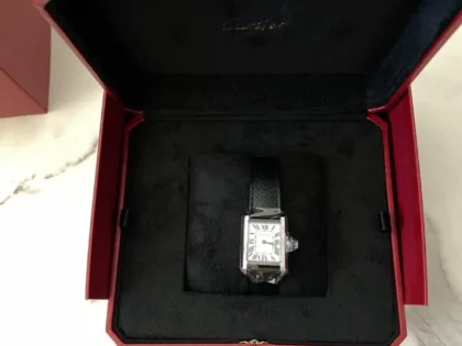 Nouvelle montre Cartier Tank Must De Cartier, petit modèle, acier, quartz, WSTA0042