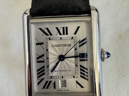 Montre homme Cartier Tank Must XL Automatique Argent - WSTA0040